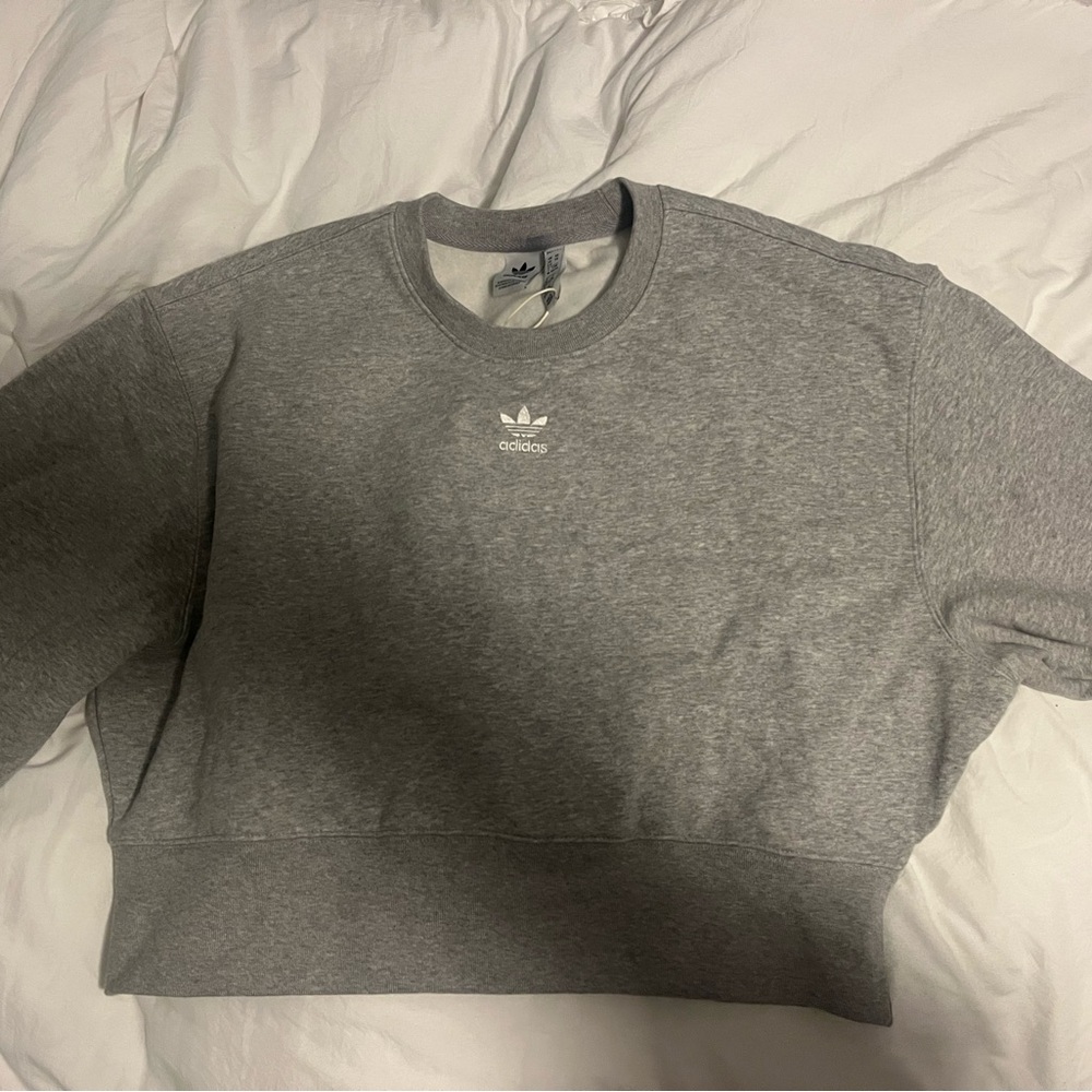 Adidas Originals Gray Crewneck Sweatshirt